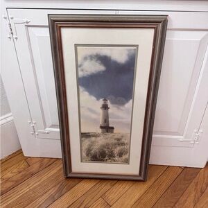 Framed Lighthouse Wall Art Print